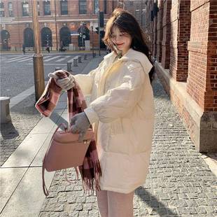 新款 米白色b128 女羽绒服25冬季 超火巨好看 90白鸭绒保2 111时尚