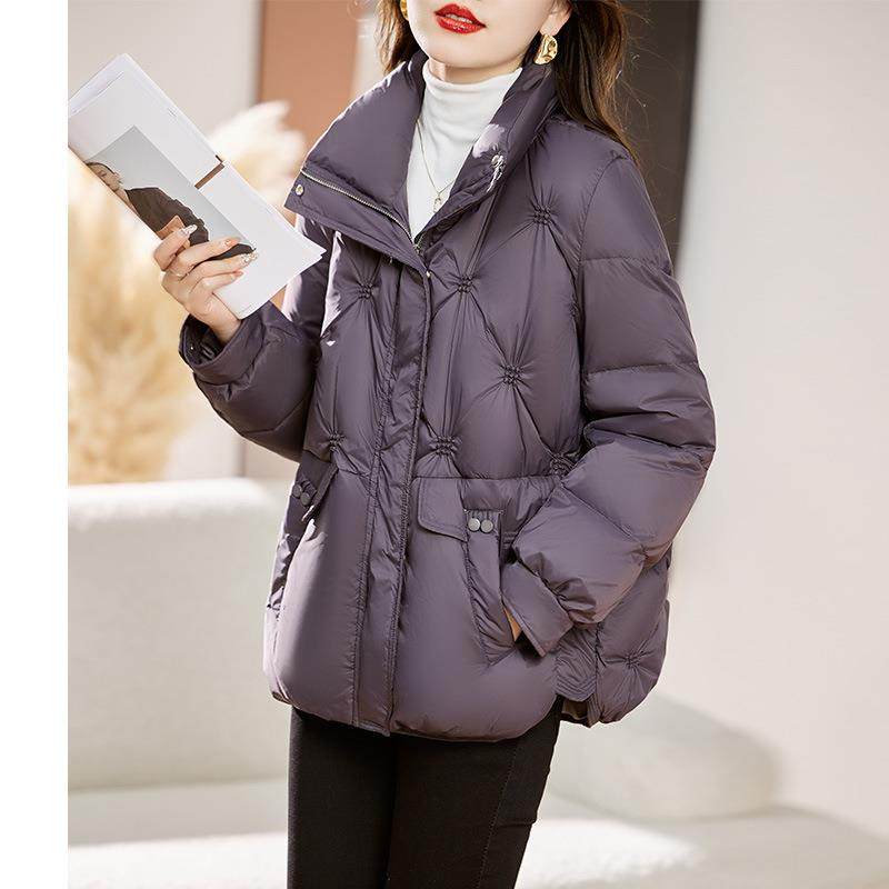 短款羽绒服女2年02冬季新款高端洋爆ZLI3510Y气面包服5今流行的款