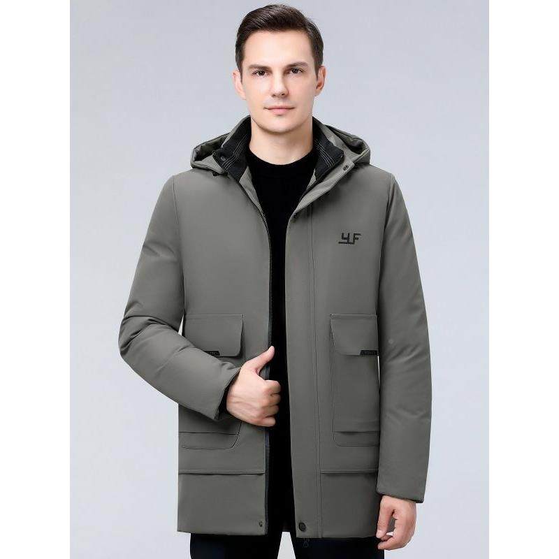 023新款棉衣士羽绒棉服28868-F中长厚款冬季加保暖棉袄中老年男爸