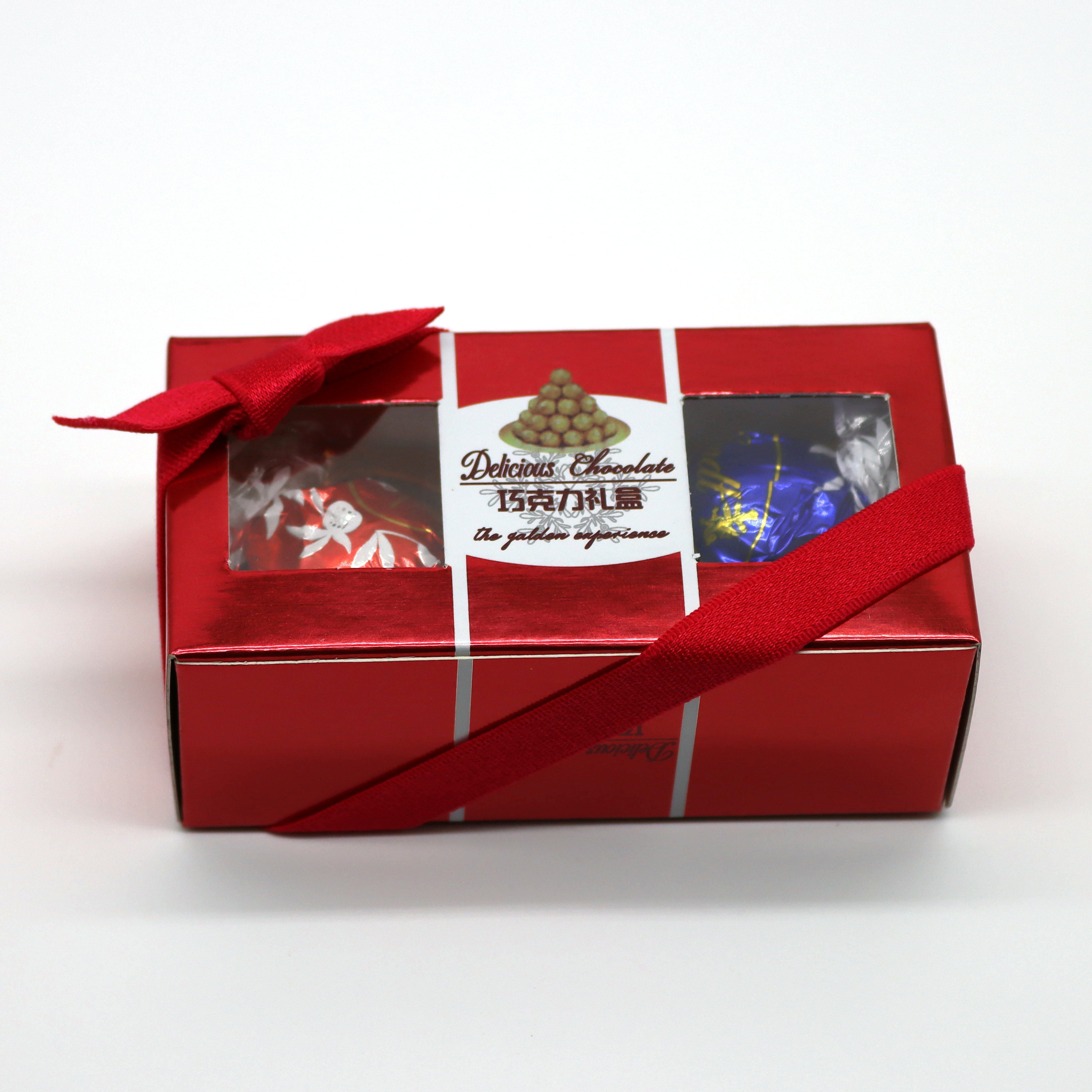 红色瑞士莲巧克力喜糖婚礼满月