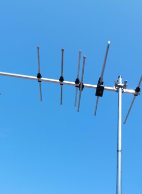 专业7单元VHF 170-230MHZ 八木地面数字电视低频道天线 宜飞V6