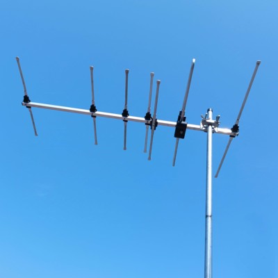 专业7单元VHF 170-230MHZ 八木地面数字电视低频道天线 宜飞V6