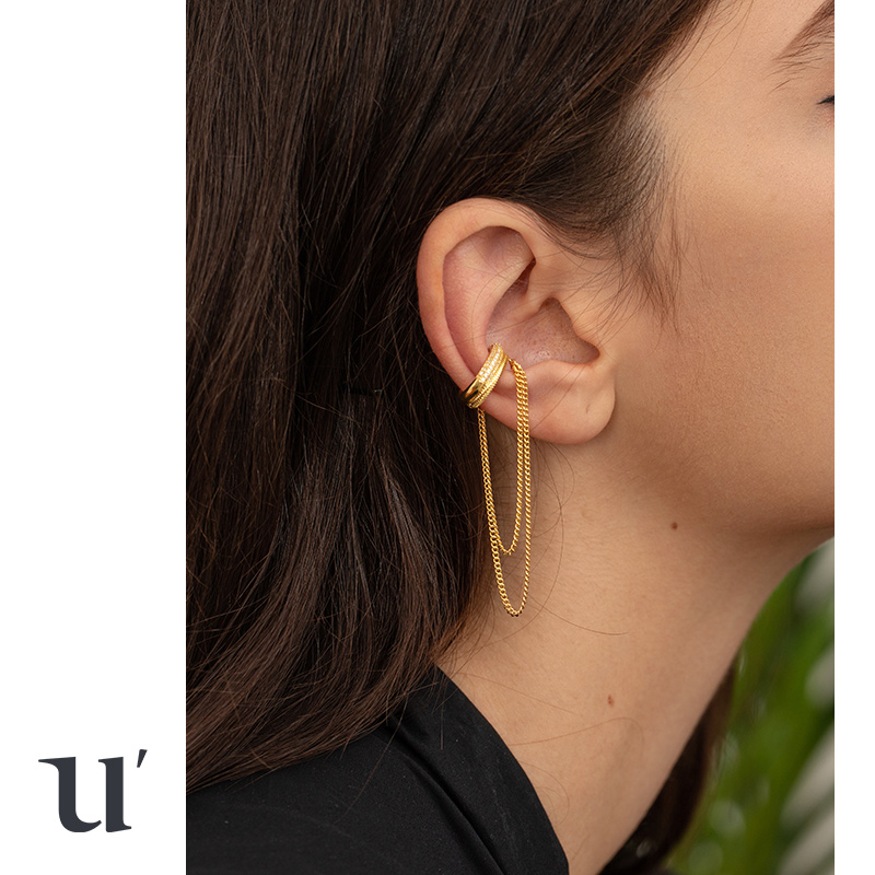 轻奢高级感流苏耳夹无耳洞女