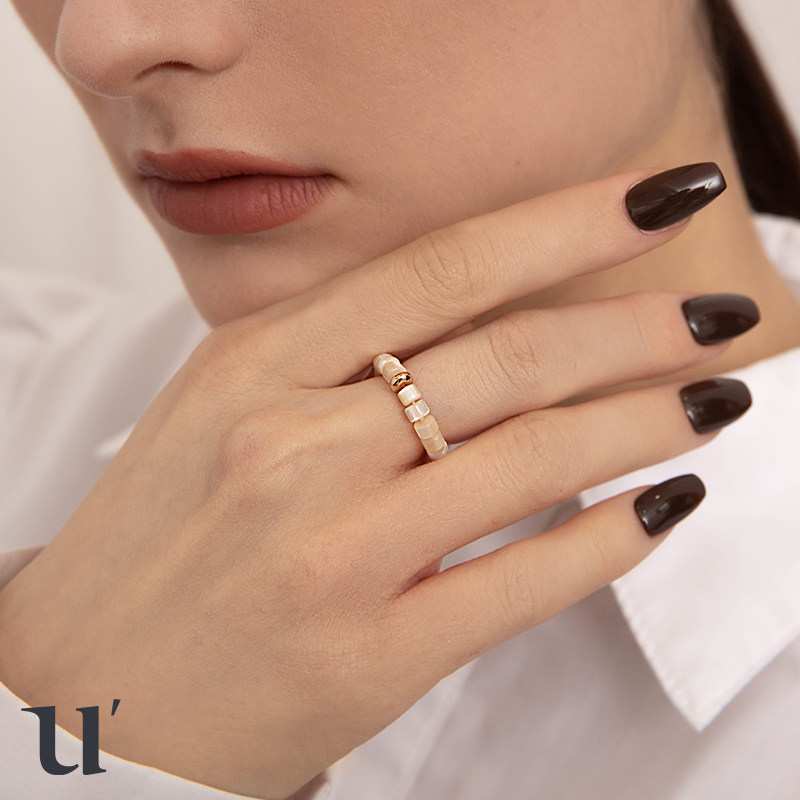 简约戒指女时尚款贝母指环新款潮冷淡风独特网红食指戒气质装饰品,饰品/流行首饰/时尚饰品新,戒指/指环,淘宝优惠券,粉丝福利购,淘宝优惠卷