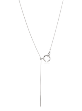 高级感环环相扣项链女小众时尚个性颈链轻奢秋冬毛衣链长款2025年