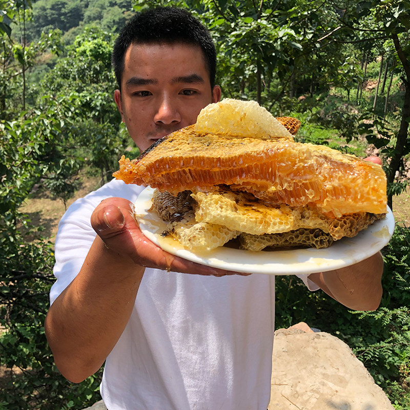 蜂蜜木桶1斤纯正天然深山成熟