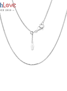 WithLove 日本肖邦18K金项链au750白金素链Pt950铂金彩金锁骨链女