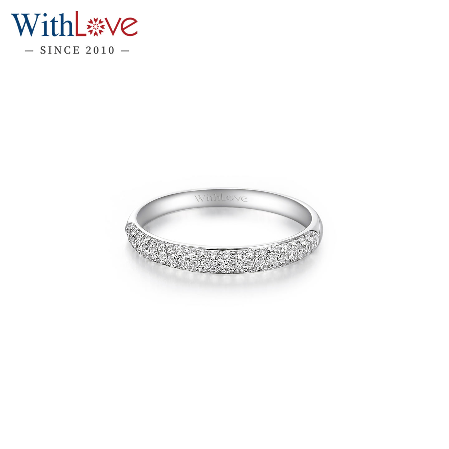 WithLove18K金25分群镶钻戒