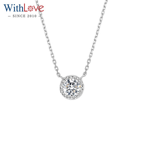 WithLove18K金30分钻石锁骨项链