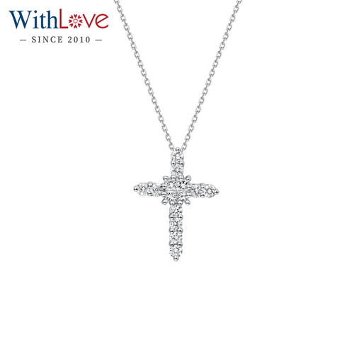 WithLove18K金十字架吊坠