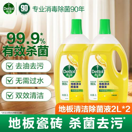 滴露地板清洁剂瓷砖木地板专用