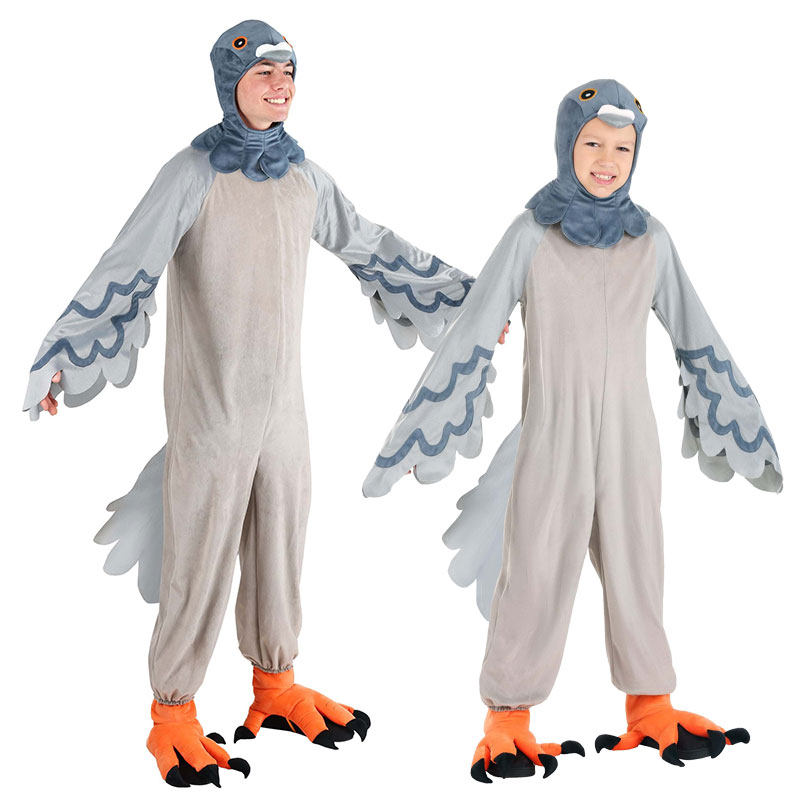 万圣节儿童节央视抖音舞台表演出成人儿童动物广场鸽子和平鸽服装