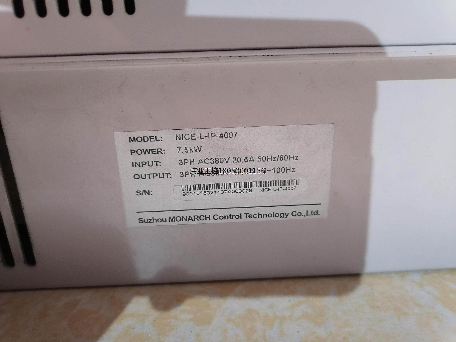 nice-l-ip-4007 莫纳克电梯变频器.