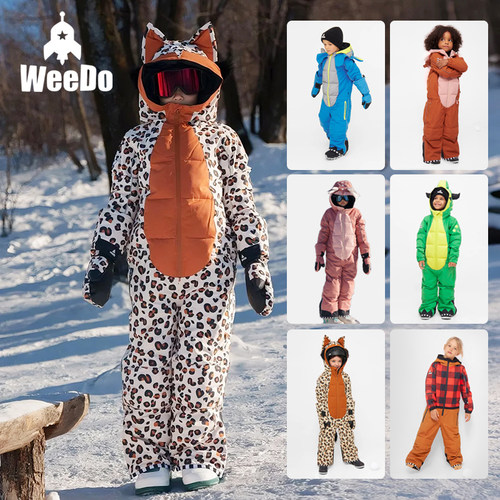 德国weedo可爱耐磨保暖棉滑雪服