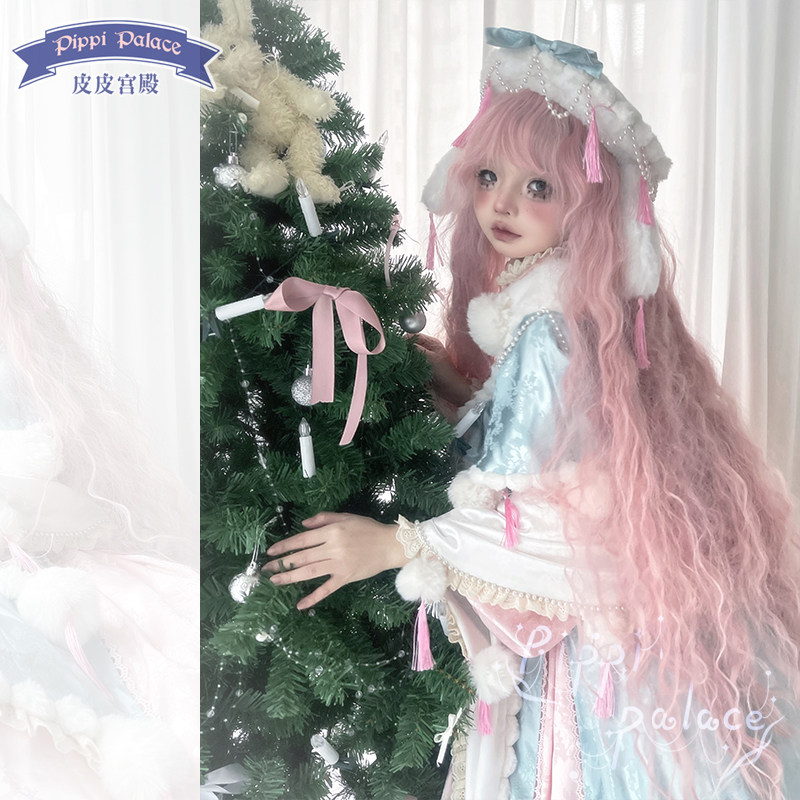 皮皮家长发公主粉色少女一米长卷发森系羊毛卷齐刘海Lolita假发,模玩/动漫/周边/娃圈三坑/桌游,lolita洛丽塔假发,淘宝优惠券,粉丝福利购,淘宝优惠卷