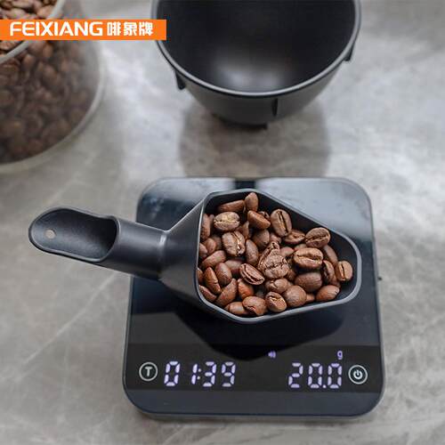 COFFTIME啡象牌咖啡豆秤量勺计量匙多用勺小铲形陶瓷铲形咖啡粉勺