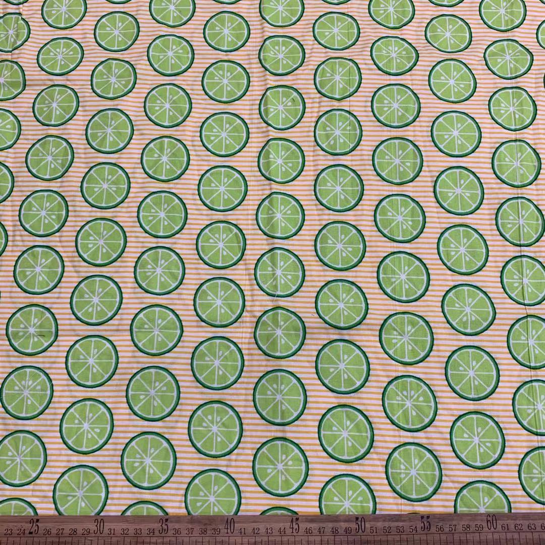 爆款17 蔬果系列 20支平纹梭织数码印花手工布料拼布棉布【12元包