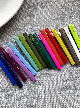 韩国AZNAVOUR/GRAIN de BEAUTE百搭发夹边夹一字夹鸭嘴夹刘海夹