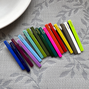 韩国AZNAVOUR/GRAIN de BEAUTE百搭发夹边夹一字夹鸭嘴夹刘海夹