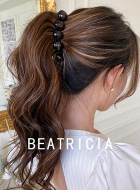 包邮 韩国进口饰品 气质简约 扎马尾香蕉夹竖夹 一字扭夹发夹