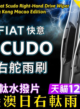右舵Fiat Scudo雨刷器快意快拆静音原厂前后雨刮 RHD Wiper Blade