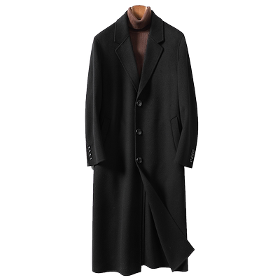 秋冬双面羊绒大衣高端长款大衣