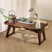 异丽中式 飘窗实木小茶几榻榻米简约窗台阳台桌矮桌地毯折叠桌