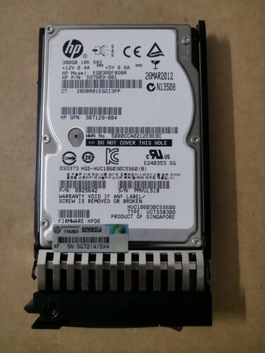 HP/惠普 507129-004 597609-001 EG0300FBDBR HP 2.5寸 10K 300G