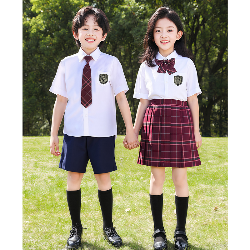 国庆儿童合唱演出服学院风中小学生诗歌朗诵运动会毕业班服套装