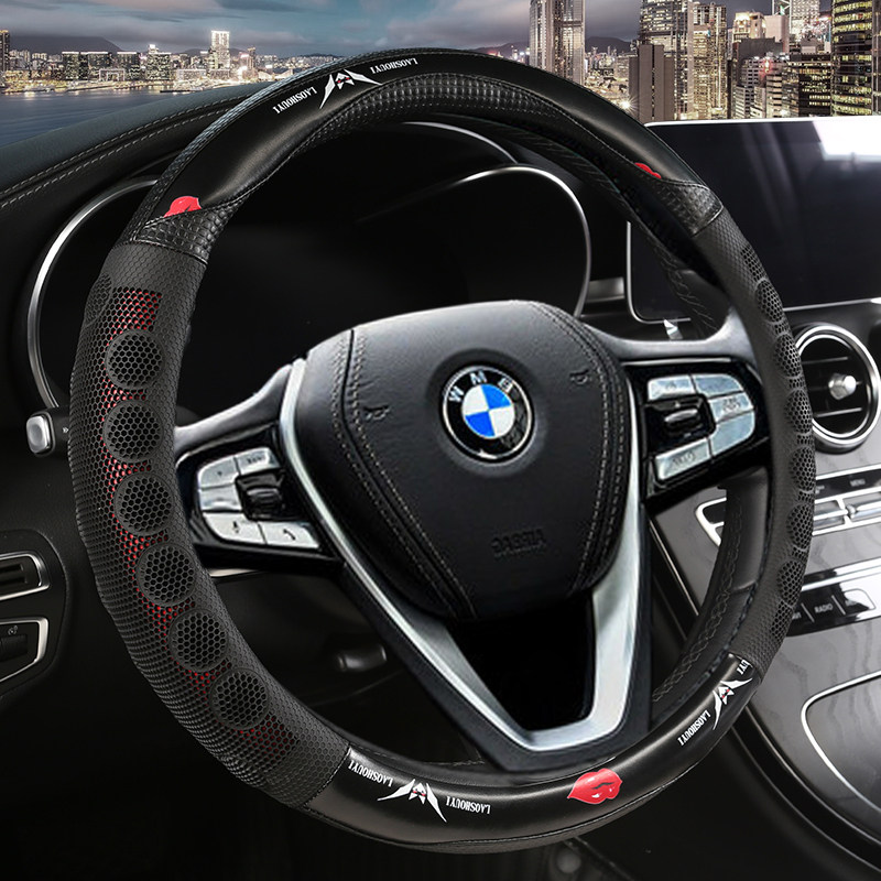 12-13-14-17-19款宝马5系方向盘套防滑手缝523 525 530 520li把套