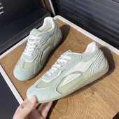 大头甜酷松糕底鞋 2025春秋新款 美式 德训鞋 复古英伦风系带鞋