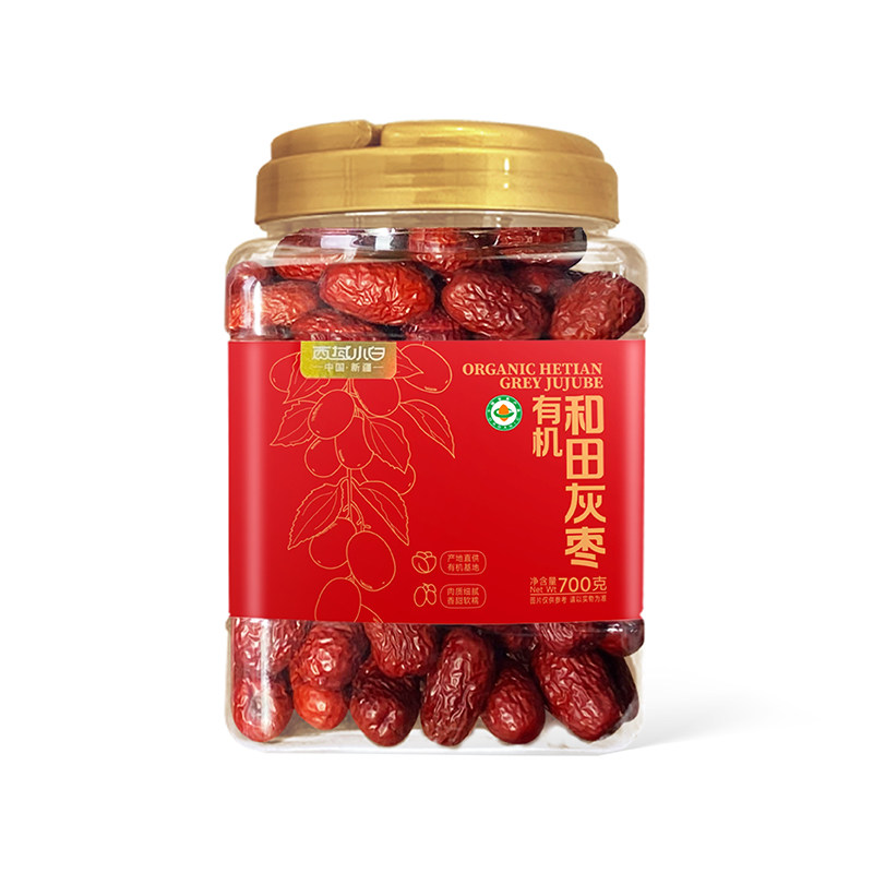 【新疆农垦】西域小白新疆灰枣700g即食女士红枣煮粥煮水新疆红枣