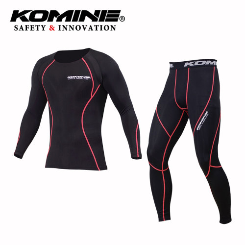 komine夏季速干冰感滑衣滑裤套装