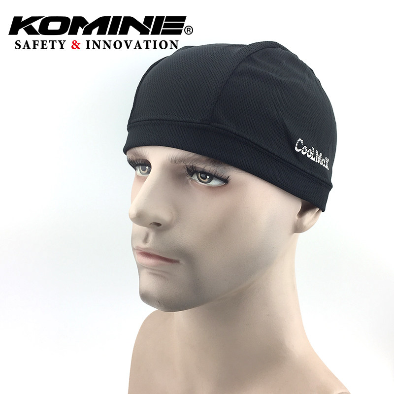 KOMINE两个装夏季冰感摩托车骑行头套盔内胆罩吸汗速干透气AK-002