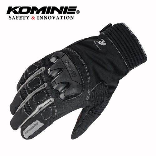 KOMINE摩旅骑士手套防水保暖男女