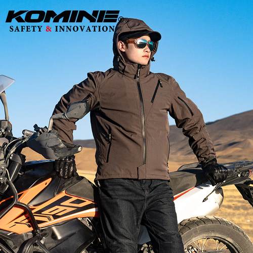 KOMINE秋冬防水男女通勤骑行夹克