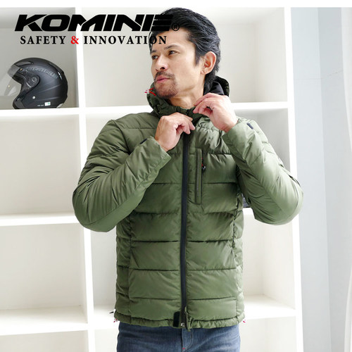 KOMINE秋冬骑士休闲骑行夹克保暖