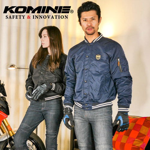komine秋冬休闲飞行员风格骑行服