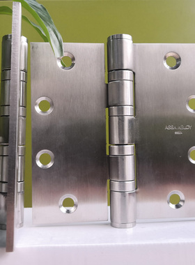 清仓3折】ASSAABLOY亚萨合莱正品5寸重型平开合页静音加厚304铰链