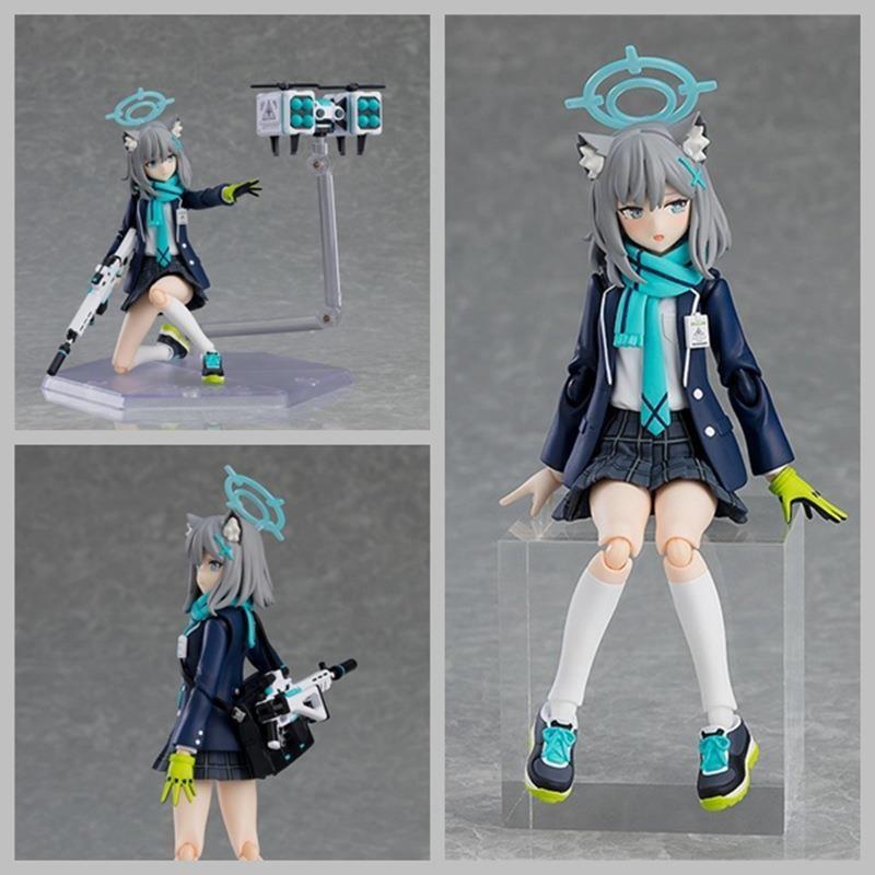 figma 567# 碧蓝档案砂狼白子 小仓唯 可动手办公仔摆件模型批发