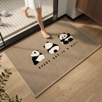 Bathroom floor mat absorbent pad, linen woven bathroom quick-drying anti-slip, household toilet washroom door foot mat thumbnail 6