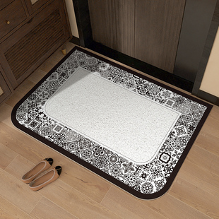 入户门地垫大门口进门脚垫自由裁剪丝圈免洗pvc玄关门外防滑地毯