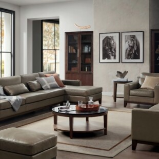 HH美式harbor实木咖啡桌美式乡村实木茶几简约客厅家具茶几house