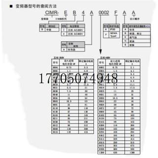 议价全新安川变频器CIMR-EB4A0018FAA-EB4A0023FAA     现货议价