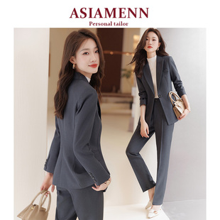 高端品牌商务面试正装 高级感职业西服总裁工作服 女2025年秋冬新款