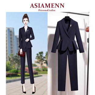 小西装 高级感总裁职业套装 新款 气质女神范2025年冬季 工作服 女时尚