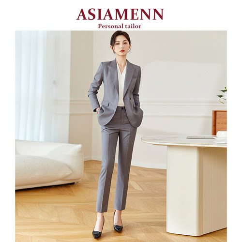 高端西服工作服女职业气质面试西装套装干练职场女神范商务正装