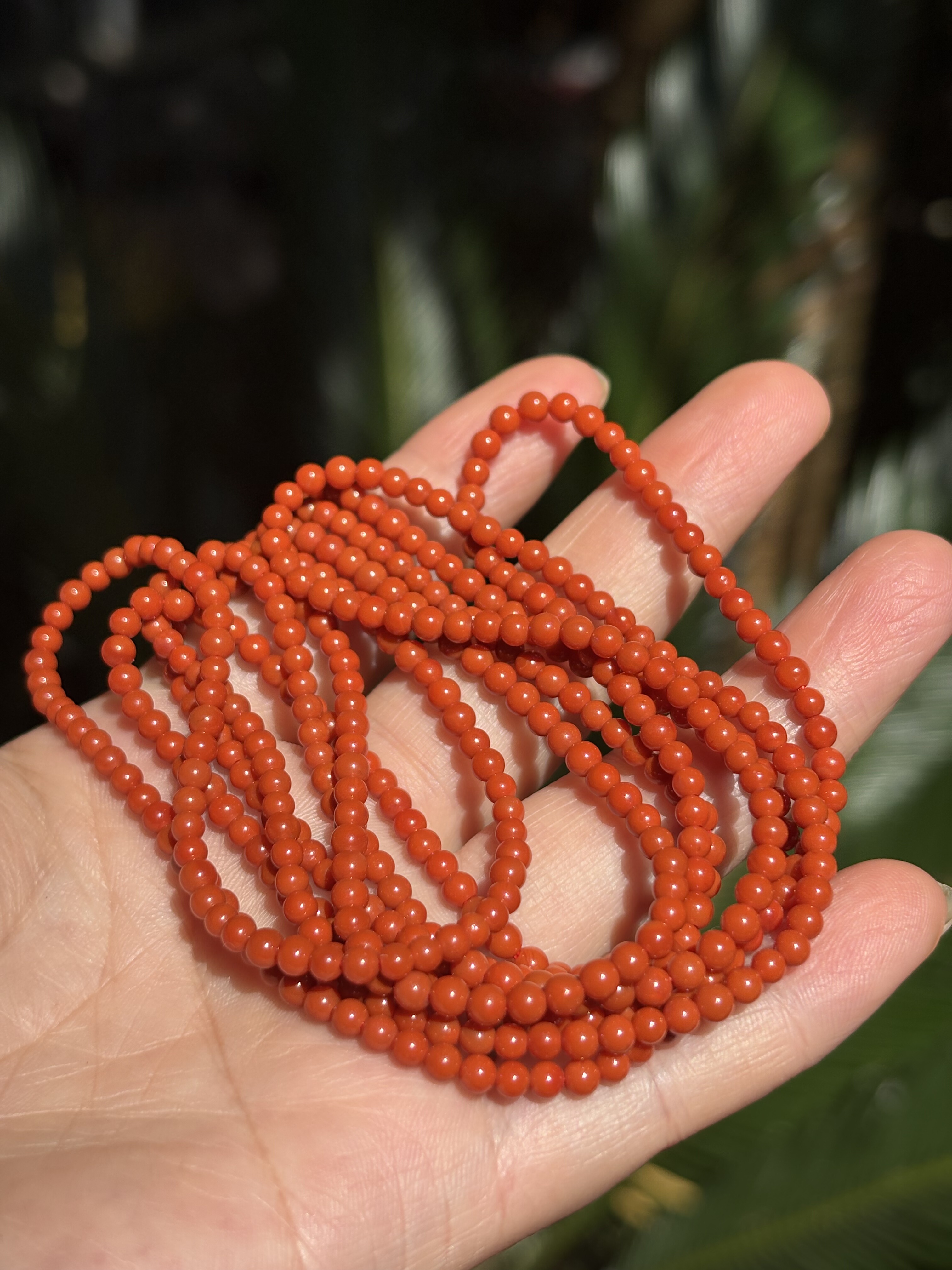 【如假白送】原矿瓦西南红多圈108手串无胶无优化满色满肉柿子红