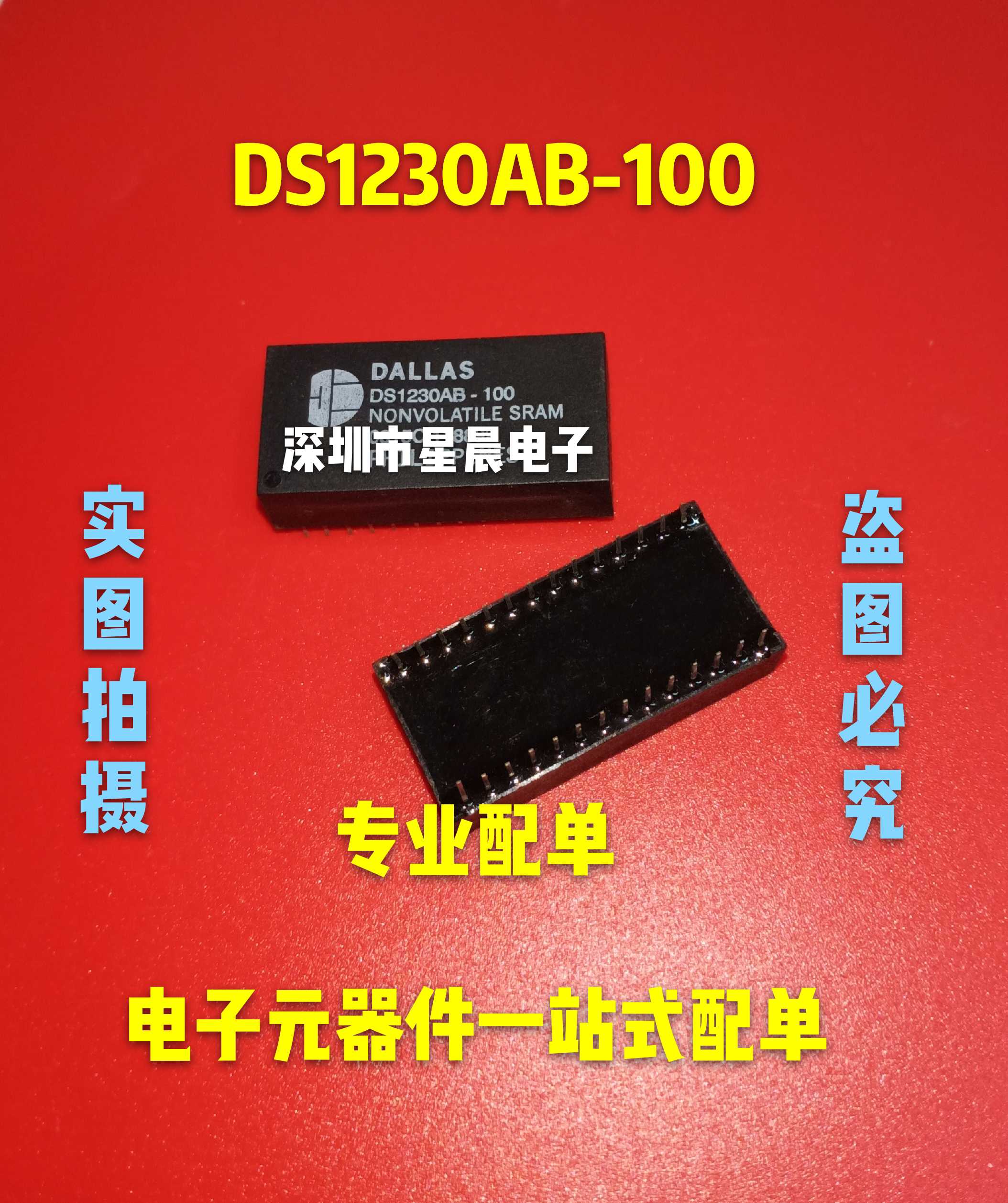 全新原装 DS1230AB-70-100-120-150-200 时钟IC DIP28  可直拍