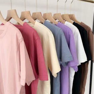 舞蹈上衣百搭圆领现代舞练功服练舞衣训练服装 纯棉T恤女夏短袖